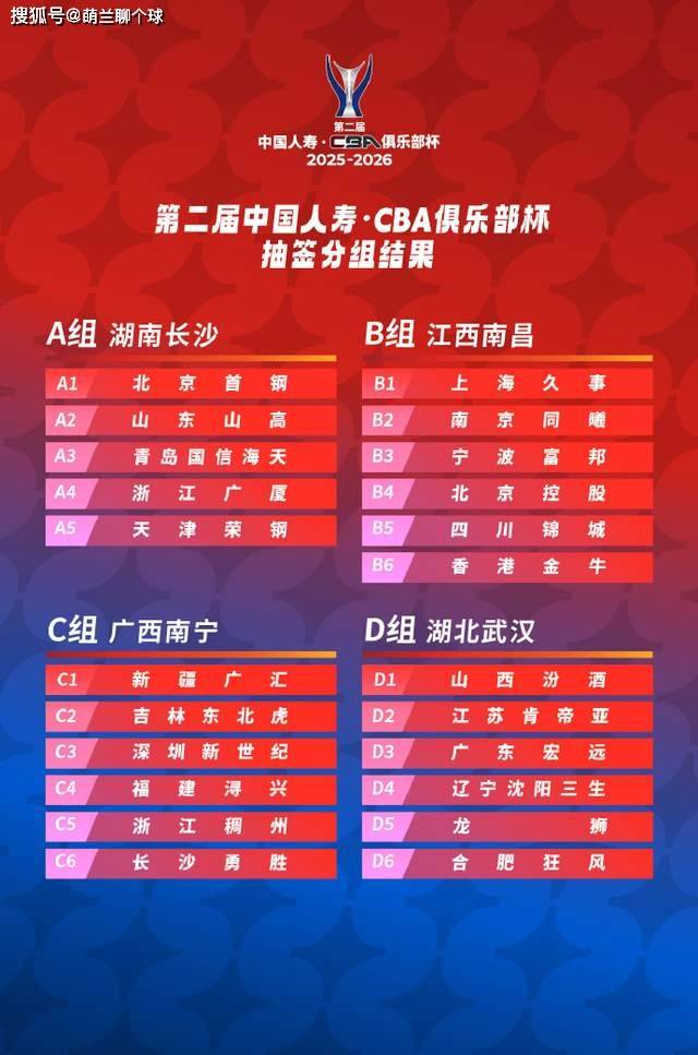 赶紧收藏吧!赛程出炉,辽篮首秀碰鱼腩,广东恩怨局,山东打硬仗