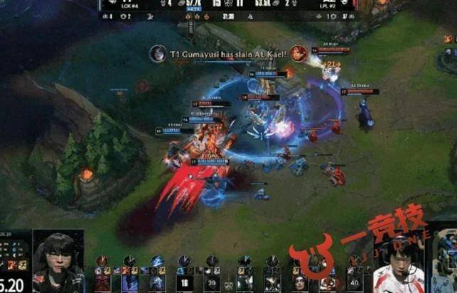 【一竞技1Jingji】LOL:全球总决赛 T1 3比2淘汰AL!